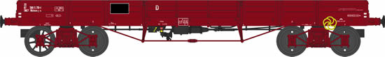REE Modeles WB-396 - French Flat Wagon TP N° 20 87 388 5 719-1 Rklmm0-31 of the SNCF